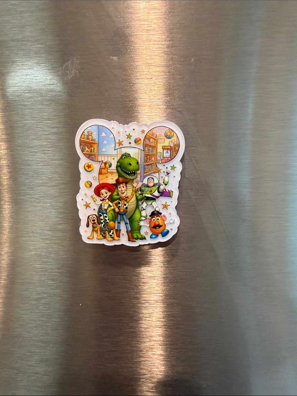 Disney Toy Story Character Magnet - Multicolor (Green, Red, Blue, Yellow)